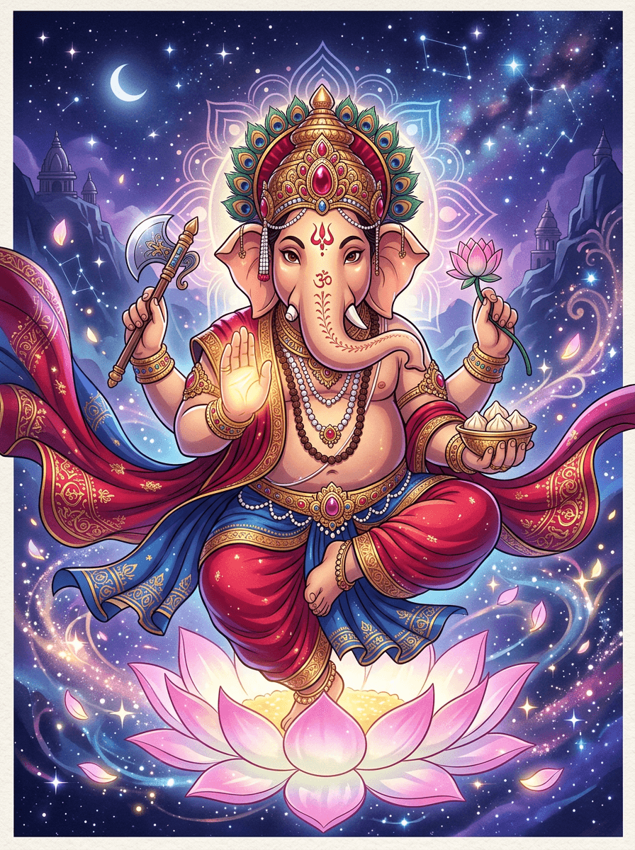 Lord Ganesha — Celestial Studio Anime Fan Art