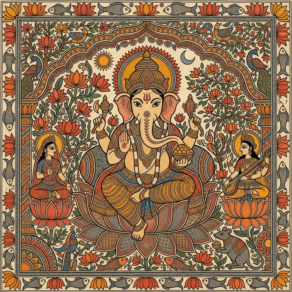 Authentic Mithila / Madhubani Folk Art